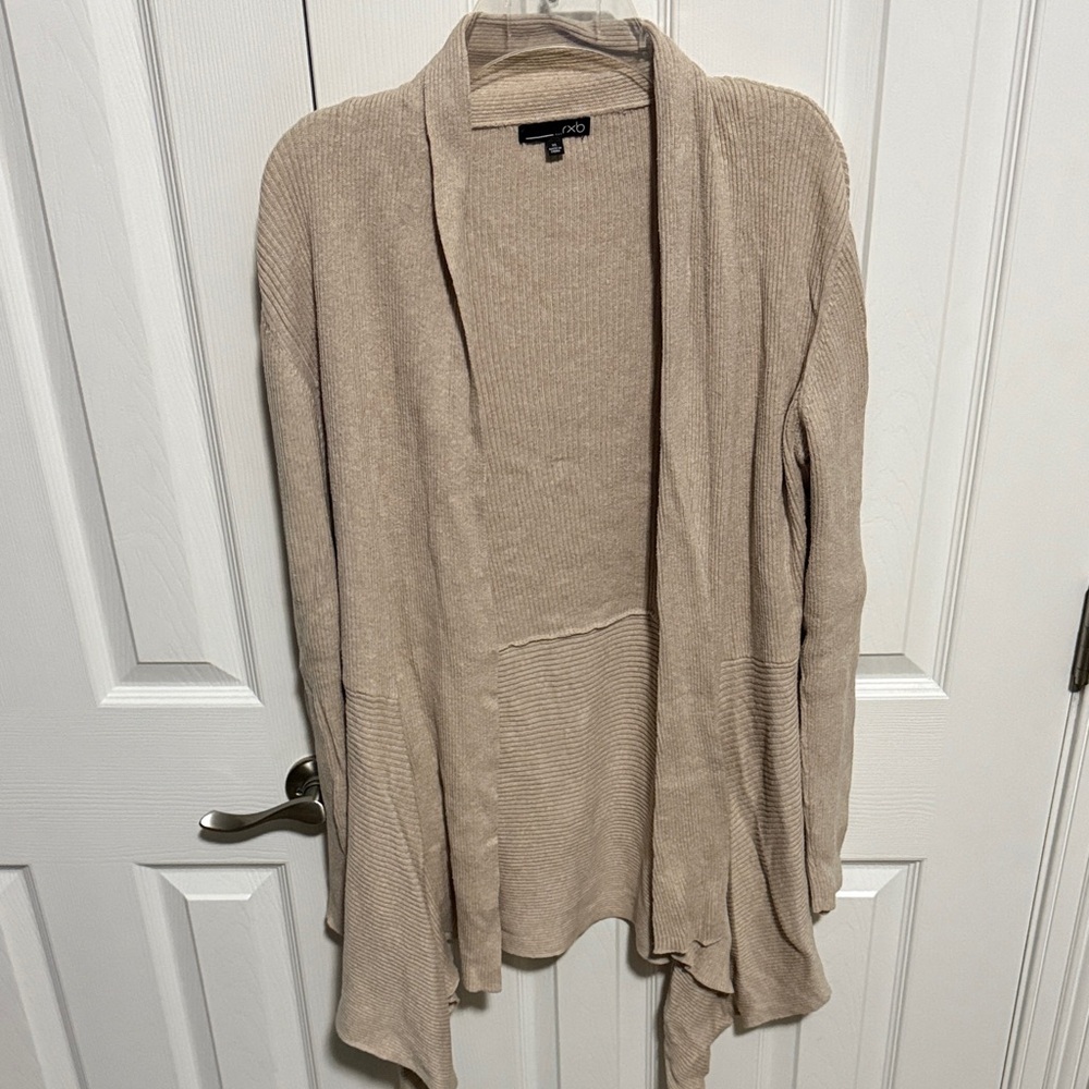 RXB Beige Open Cardigan